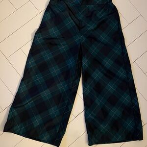 Maeve by Anthropologie Tartan Plaid Wide Leg Pants | NWT | Size M
